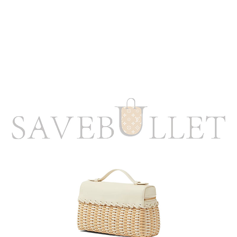 L0r0 P1ana EXTRA POCKET L19 EAST-WEST WICKER FAP4810_B4XQ (19*12*7cm)