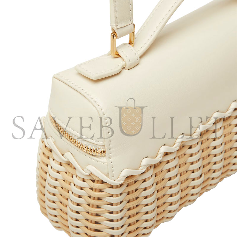 L0r0 P1ana EXTRA POCKET L19 EAST-WEST WICKER FAP4810_B4XQ (19*12*7cm)