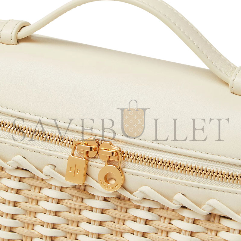 L0r0 P1ana EXTRA POCKET L19 EAST-WEST WICKER FAP4810_B4XQ (19*12*7cm)