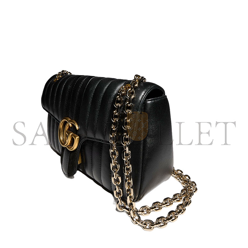 Gvc*1 JET SET GG MARMONT MEDIUM SHOULDER BAG A005XW (26*15*7cm)