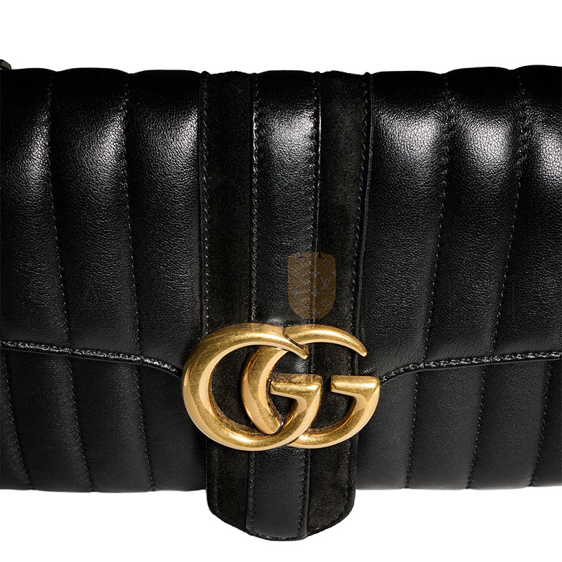 Gvc*1 JET SET GG MARMONT MEDIUM SHOULDER BAG A005XW (26*15*7cm)