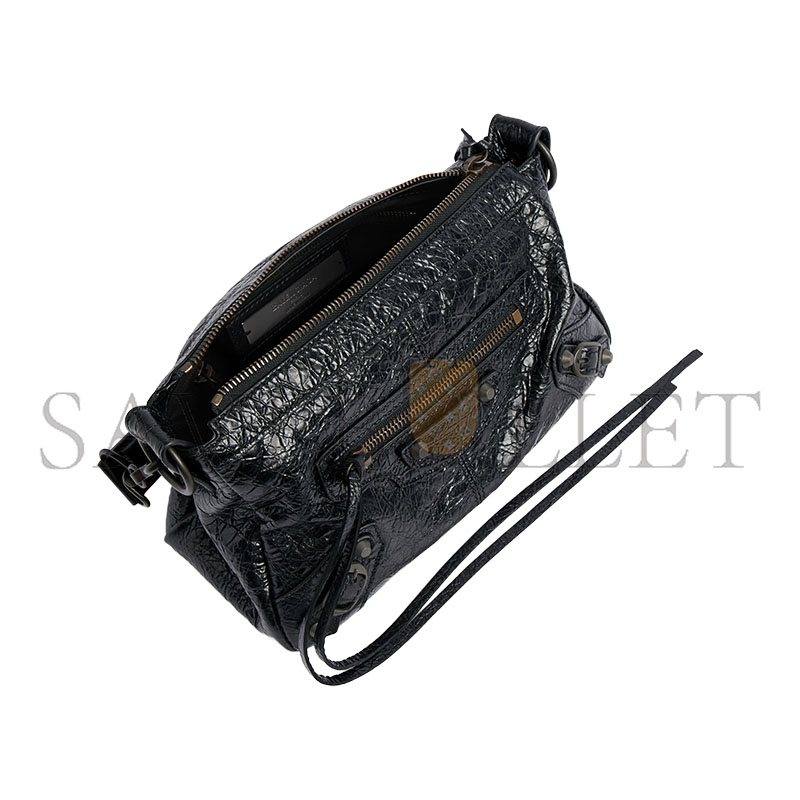 Ba1en*iaga THE LE CITY MOTO MINI HANDBAG 8661222ABEK1000 (22.5*15*9.5cm)