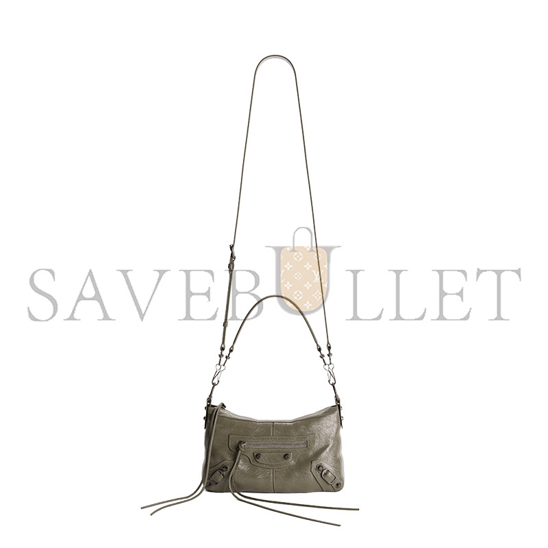 Ba1en*iaga THE LE CITY MOTO MINI HANDBAG 8661222ABEK3258 (22.5*15*9.5cm)