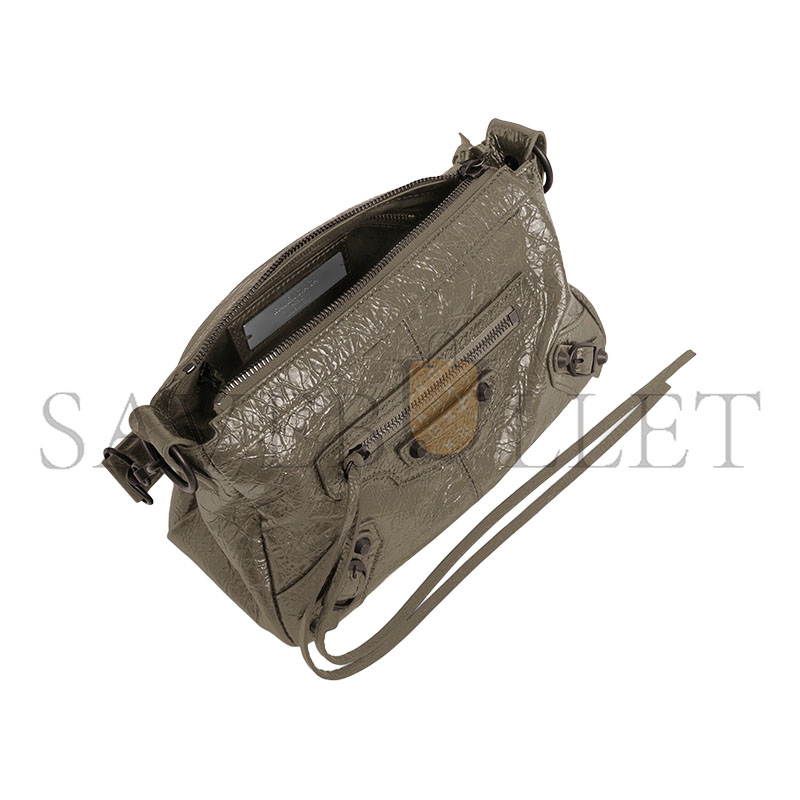 Ba1en*iaga THE LE CITY MOTO MINI HANDBAG 8661222ABEK3258 (22.5*15*9.5cm)