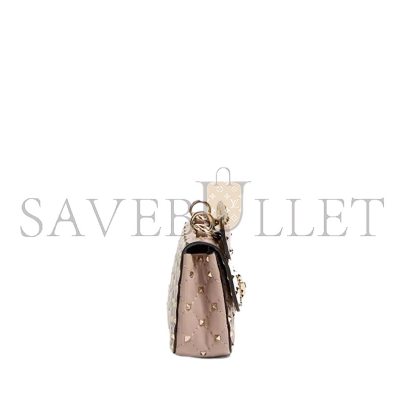 Va1e*ntin0 SMALL NAPPA ROCKSTUD SPIKE BAG 7W2B0123NAP_P45 (20*12*6cm)