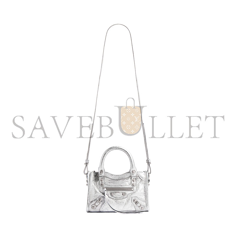 Ba1en*iaga THE LE CITY NANO HANDBAG 8657642AB4V8122 (18.5*12*7cm)