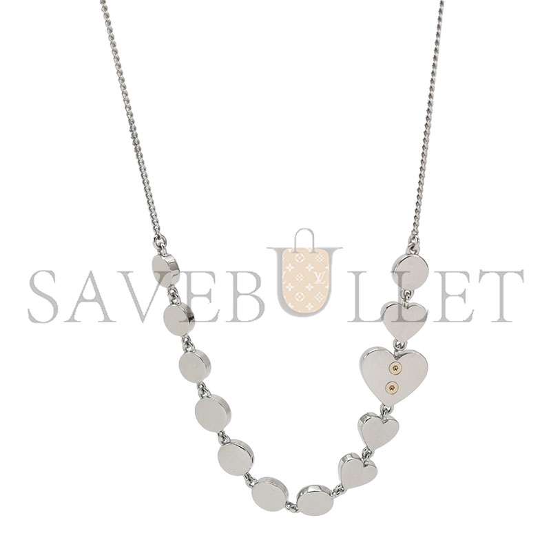 Ch**el SILVER IMITATION CRYSTAL DOUBLE