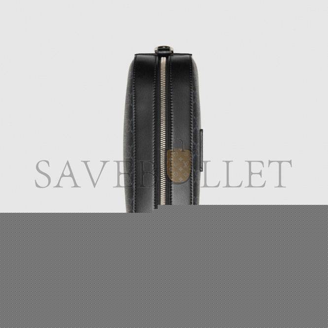 G*u*i gg black shoulder bag 574886  (24*15*8cm)