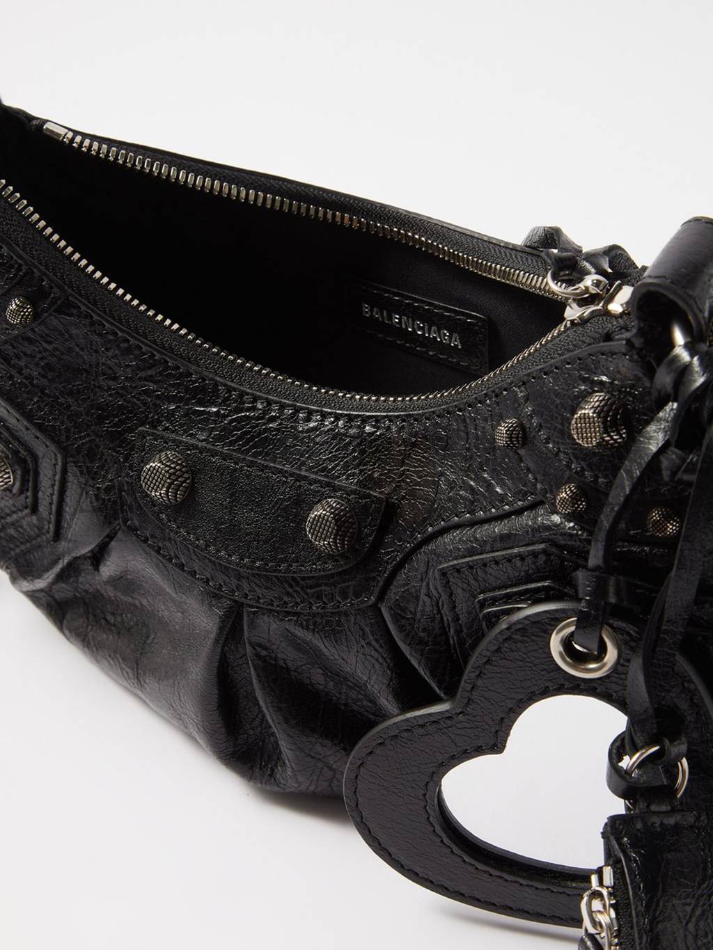 Ba*len*cia*ga black cagole xs leather shoulder bag matchesfashion us (24*13.5*5.4cm)