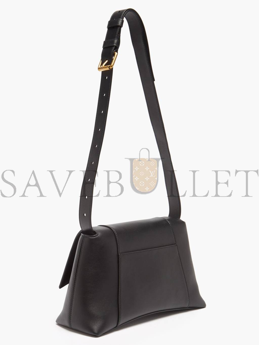 Ba*len*cia*ga black downtown s leather bag matchesfashion us (29.2*19.3*10.6cm)