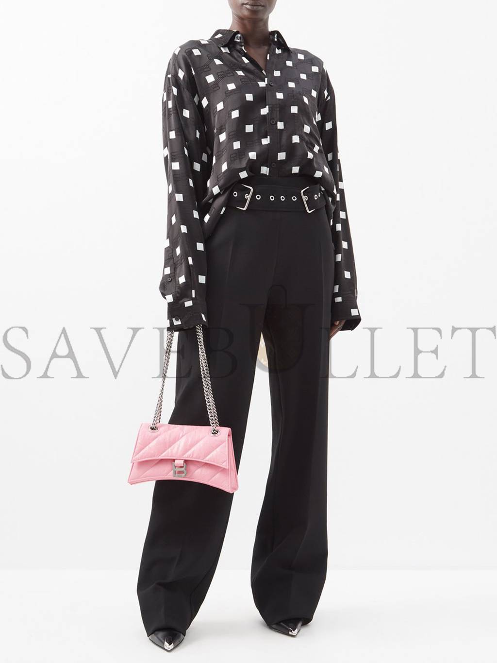 Ba*len*cia*ga pink crush small quilted-leather shoulder bag matchesfashion us (25.4*15.2*10.1cm)