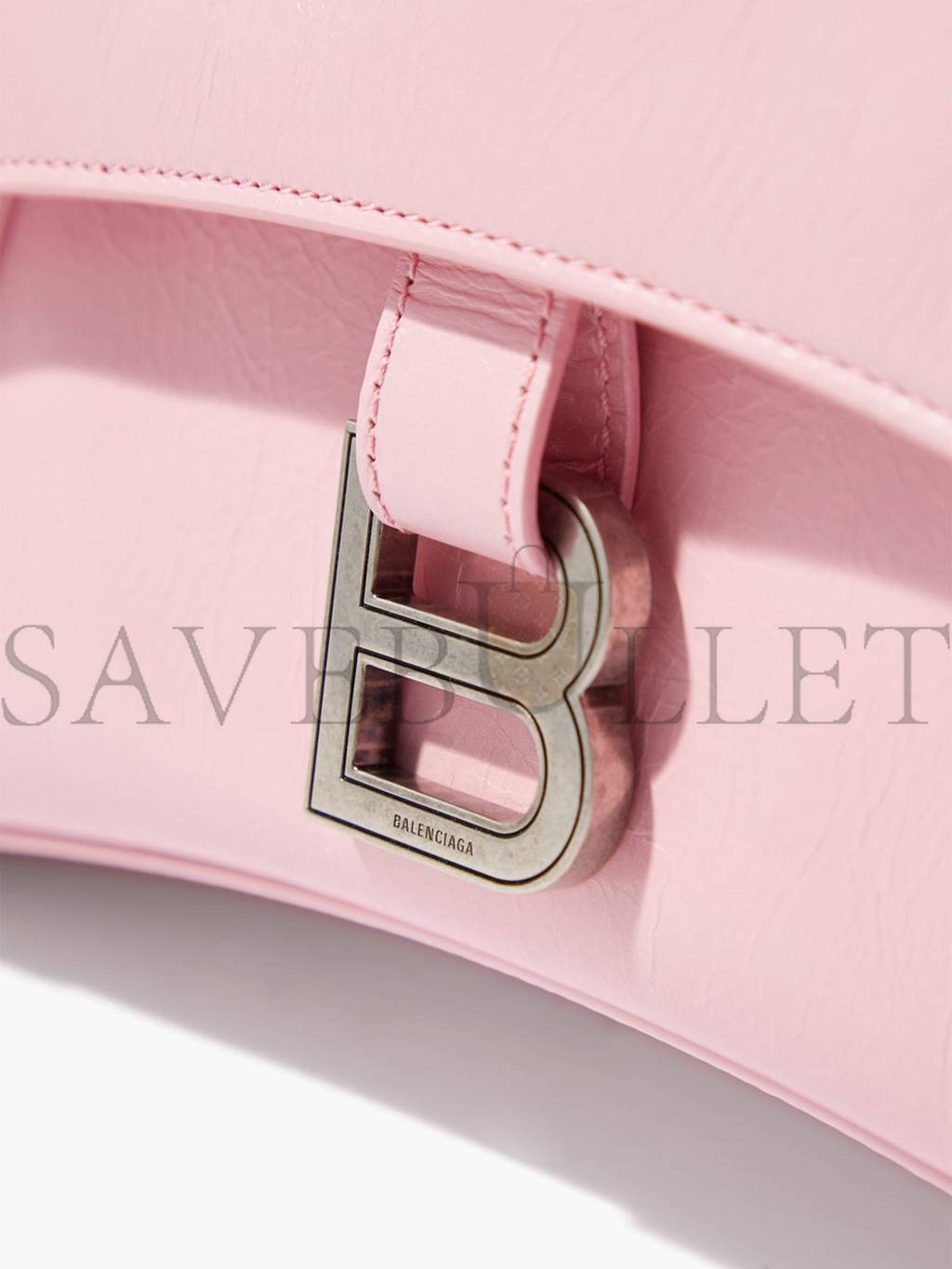 Ba*len*cia*ga pink downtown chain-handle leather shoulder bag matchesfashion us (29*19*10.5cm)