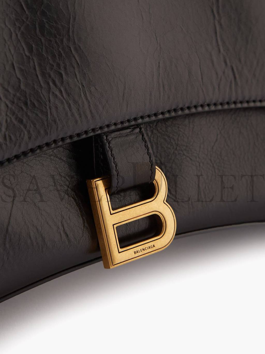 Ba*len*cia*ga black downtown m chain-handle leather shoulder bag matchesfashion us (33*20.3*14.5cm)