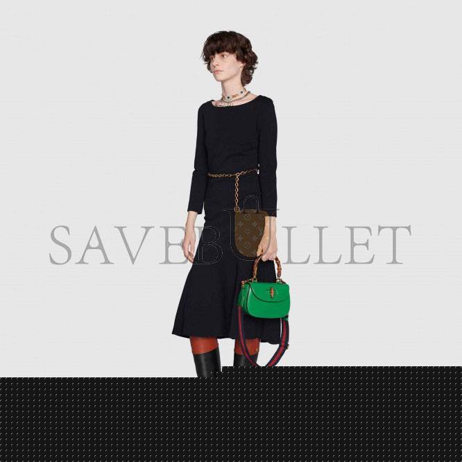 G*u*i bamboo 1947 small top handle bag 675797  (21*15*7cm)