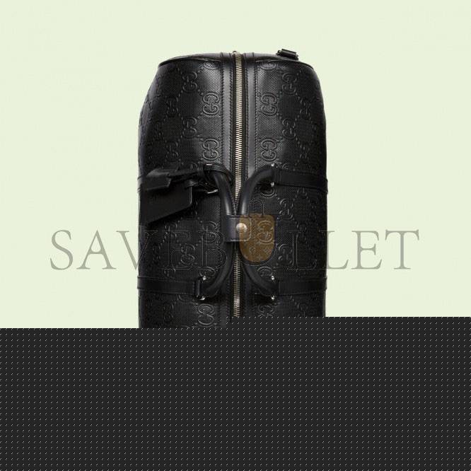 G*u*i gg embossed duffle bag 625768  (44.5*28*24.5cm)