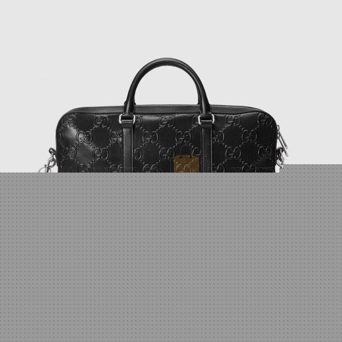 G*u*i gg embossed briefcase 658573 (40*29*6cm)