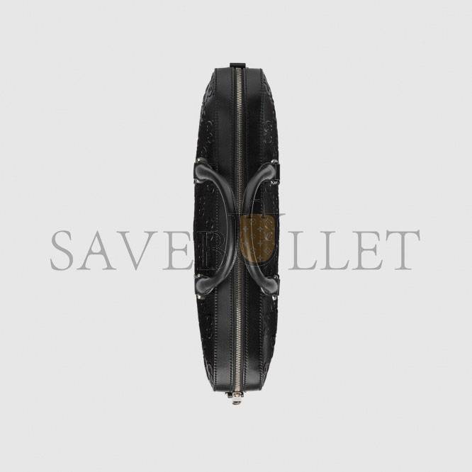 G*u*i gg embossed briefcase 658573 (40*29*6cm)