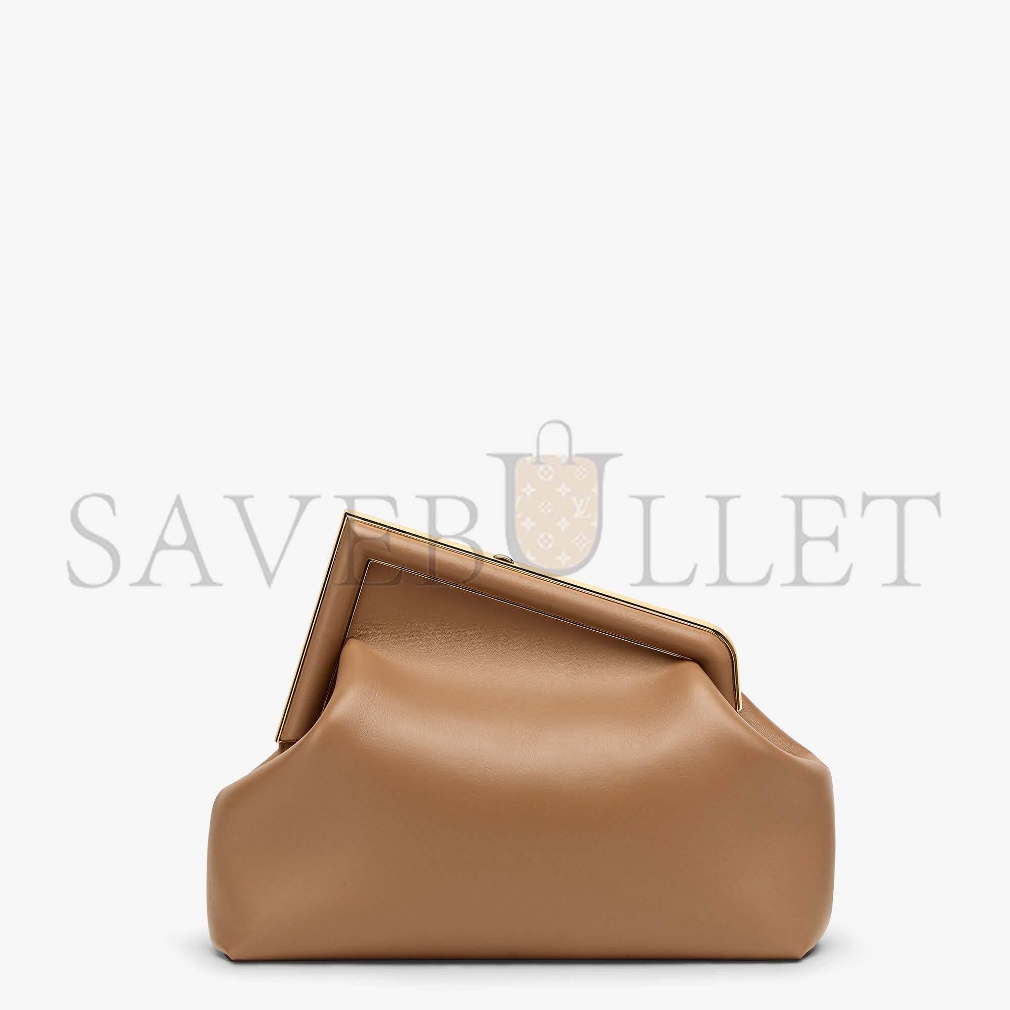 F**di first medium - beige leather bag 8bp127abvef11wp (32.5*23.5*15cm)