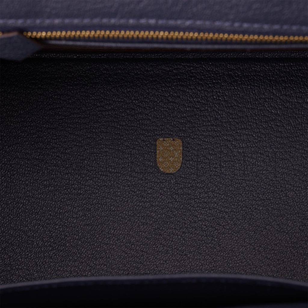 H**mes special order (hss) birkin 25 bleu du nord and bleu nuit togo permabrass hardware handmade (25cm)