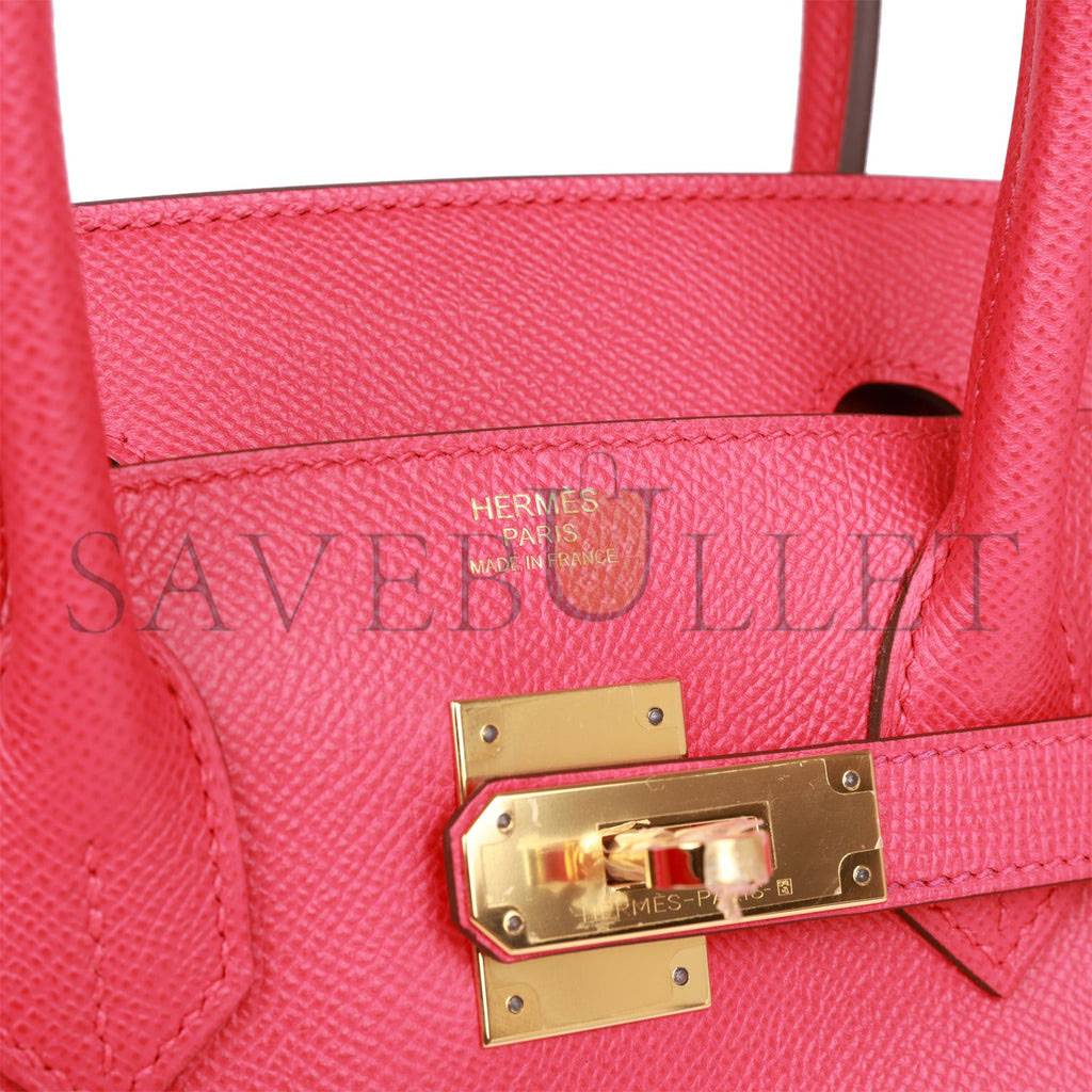 H**mes birkin 30 rose extreme epsom gold hardware (30cm)