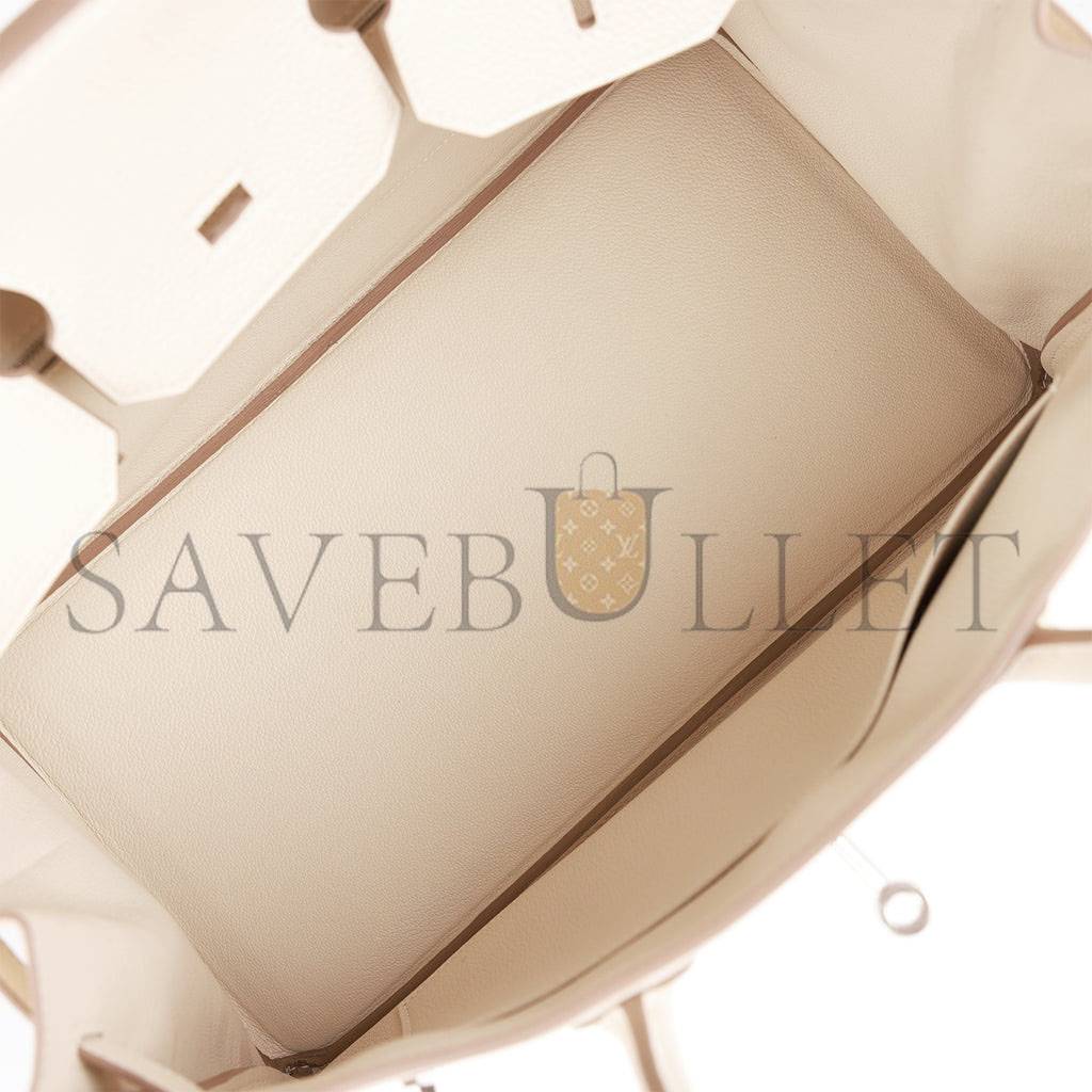 H**mes birkin 35 craie togo palladium hardware 39878406209630 (35cm)