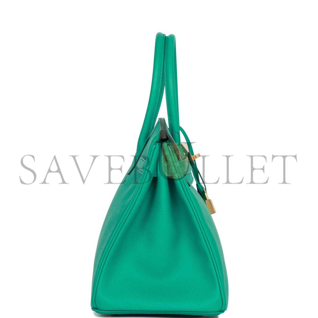H**mes birkin 30 vert jade epsom gold hardware (30cm)