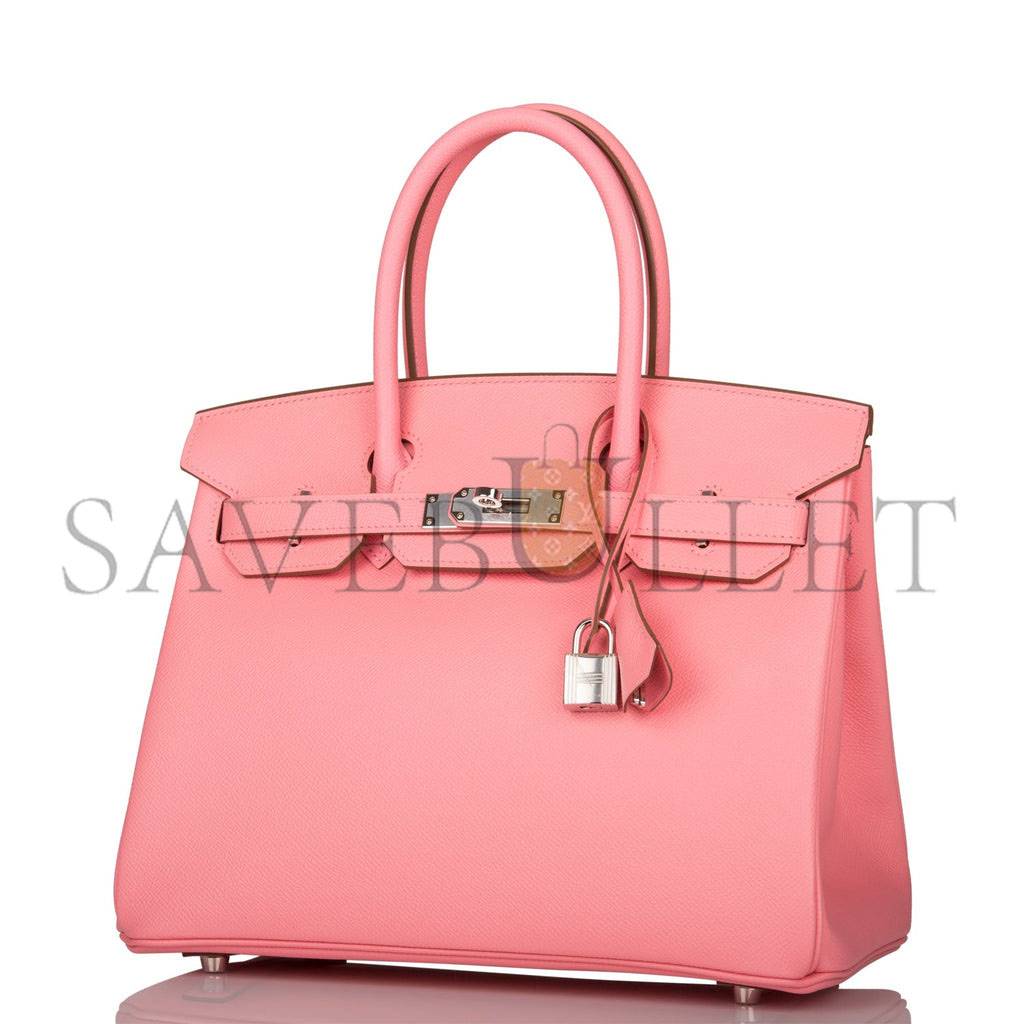 H**mes birkin 30 rose confetti epsom palladium hardware (30cm)