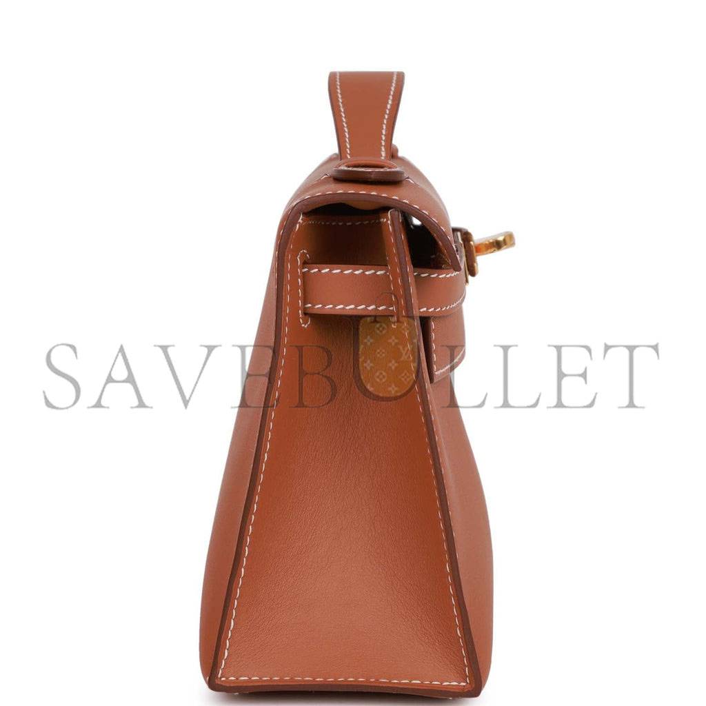 H**mes kelly pochette chai swift palladium hardware (22*12*13cm)