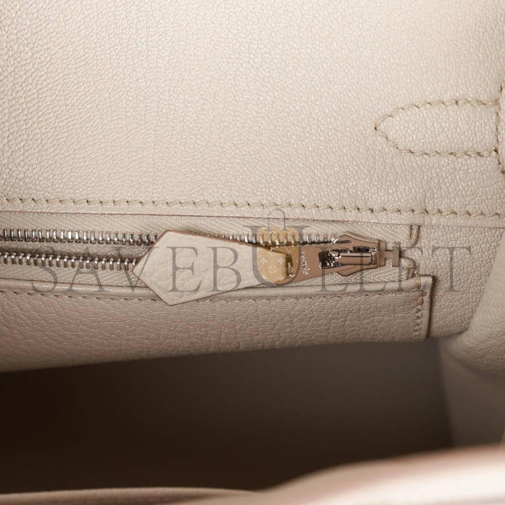 H**mes birkin 25 beton togo palladium hardware handmade (25*19*12cm)