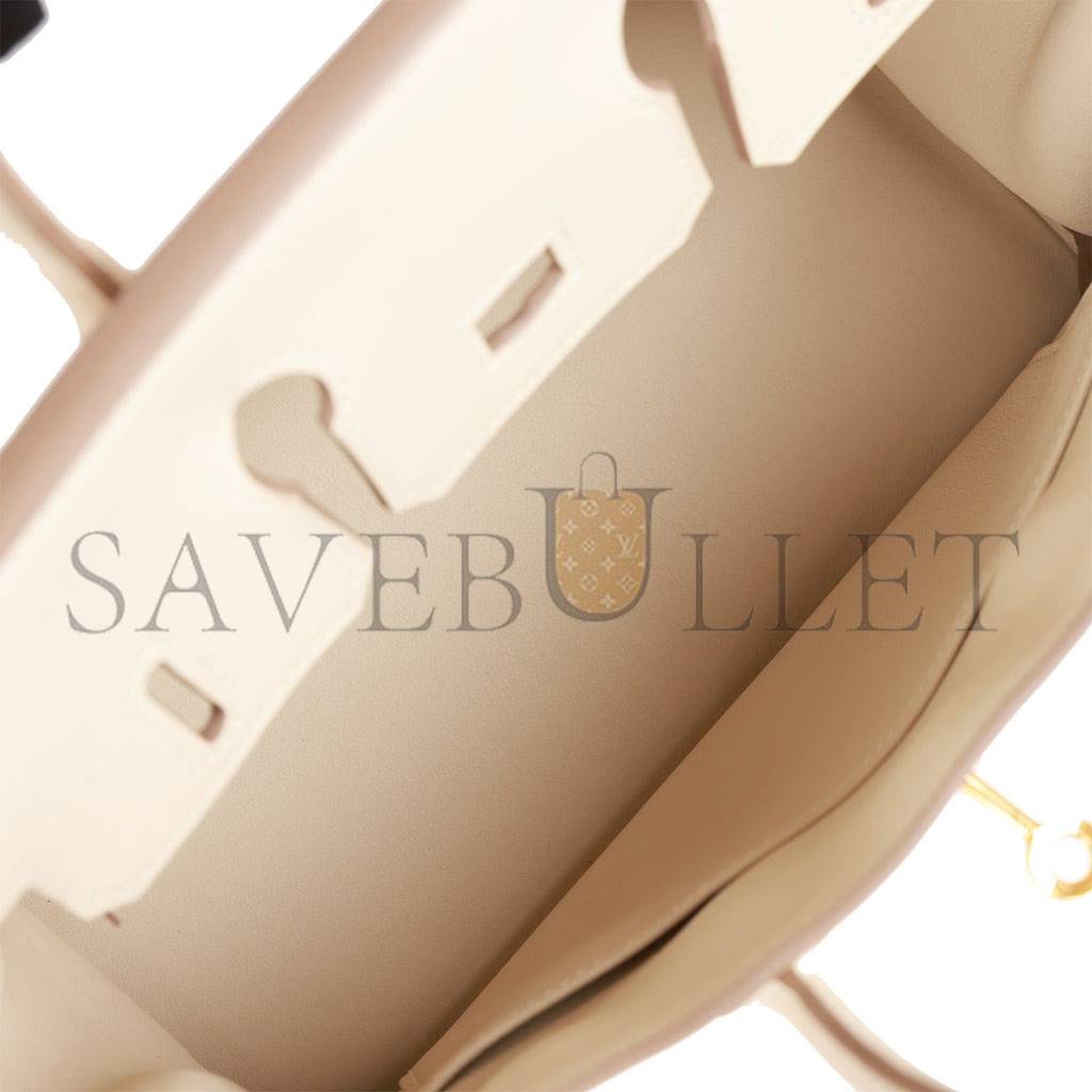 H**mes birkin 25 craie swift gold hardware handmade (25cm)