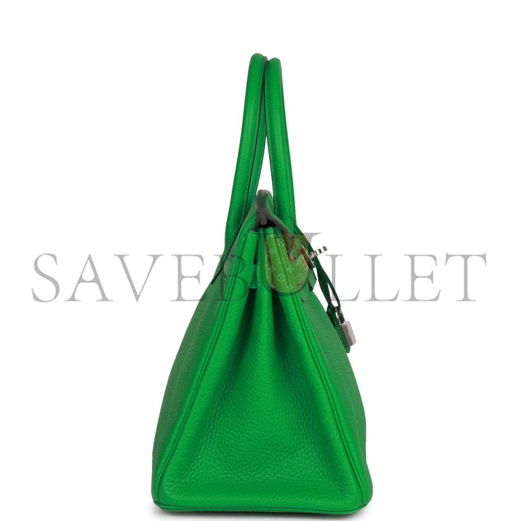 H**mes birkin 30 bambou clemence palladium hardware (30cm)