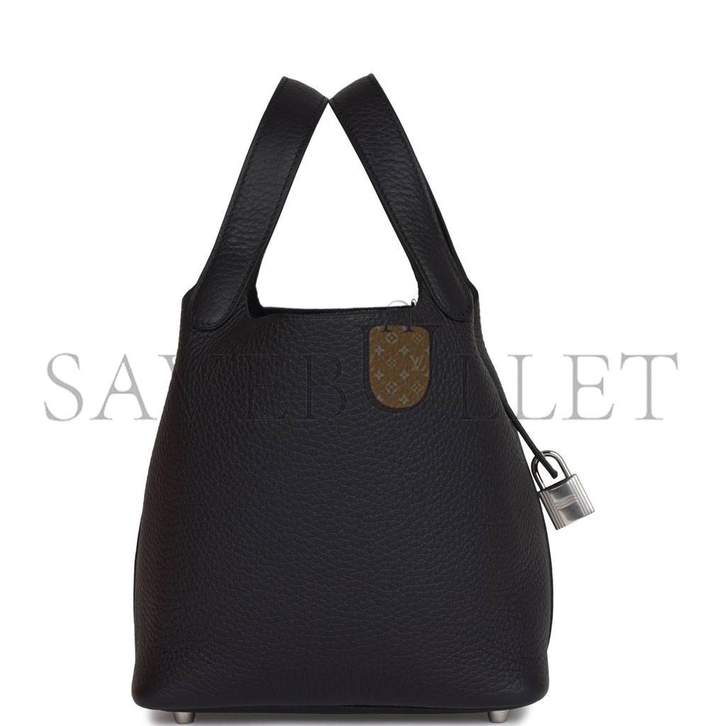 H**mes picotin lock 18 caban clemence palladium hardware (18*13*18cm)