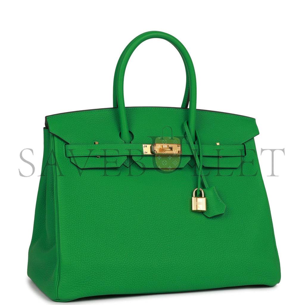 H**mes birkin 35 bamboo togo gold hardware 39793218060382 (35cm)