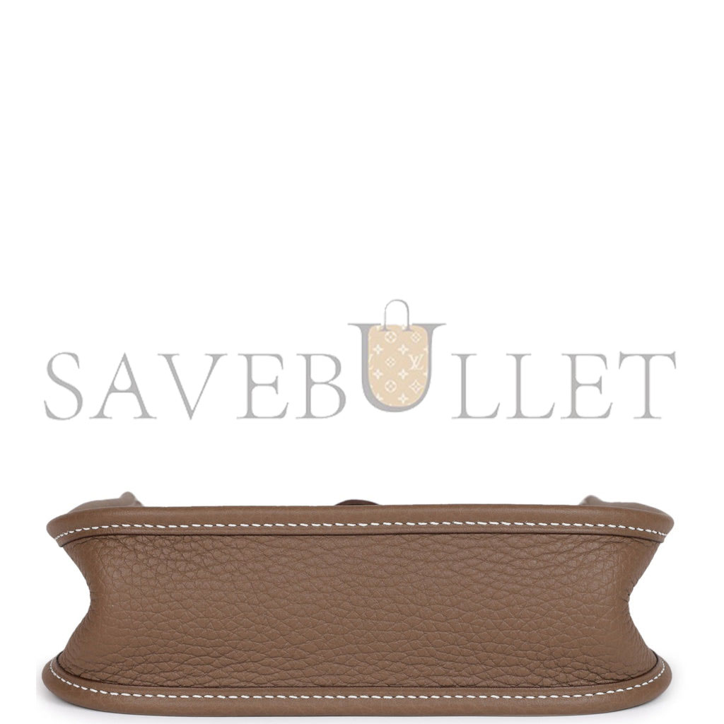 H**mes evelyne tpm etoupe clemence gold hardware (17cm)