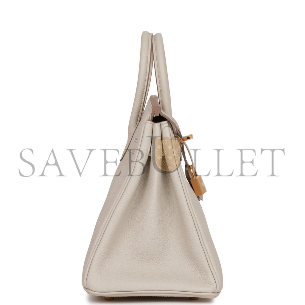 H**mes birkin 25 beton togo gold hardware handmade(25*19*12cm)