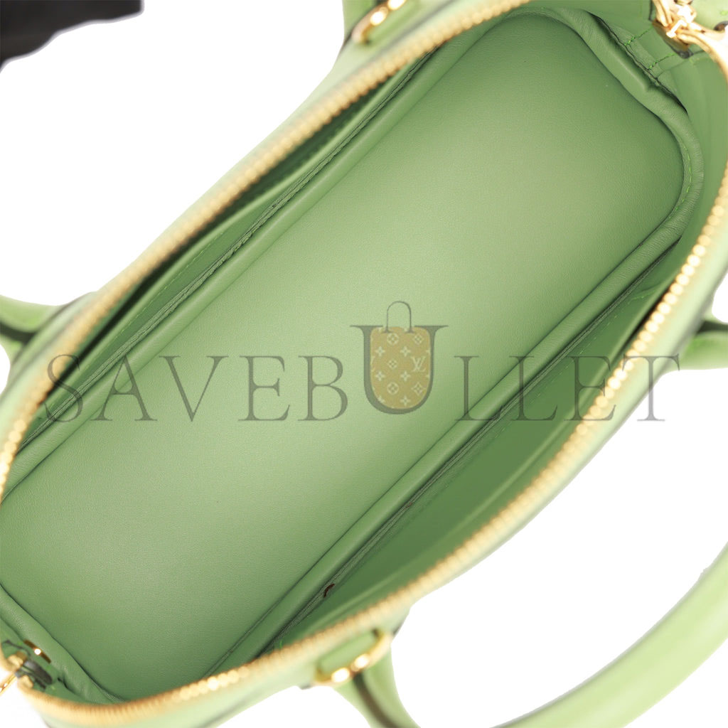 H**mes 1923 bolide 25 white evercolor verso palladium hardware (25*20*10cm)