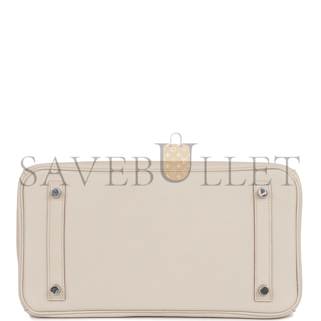 H**mes 3 en 1 birkin 30 beton togo and swift palladium hardware (30cm)