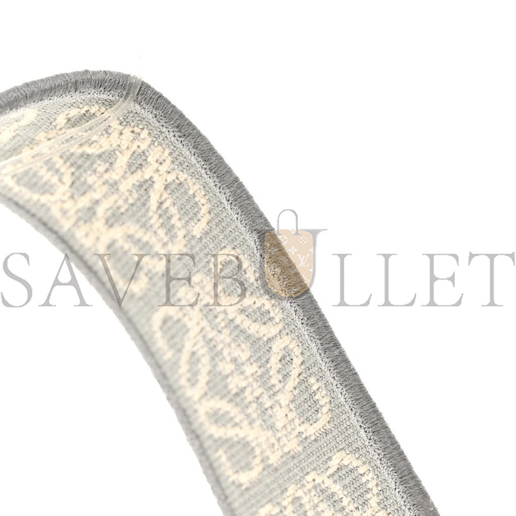 l*ew* satin calfskin jacquard luna bag pearl grey (26*22*8cm)