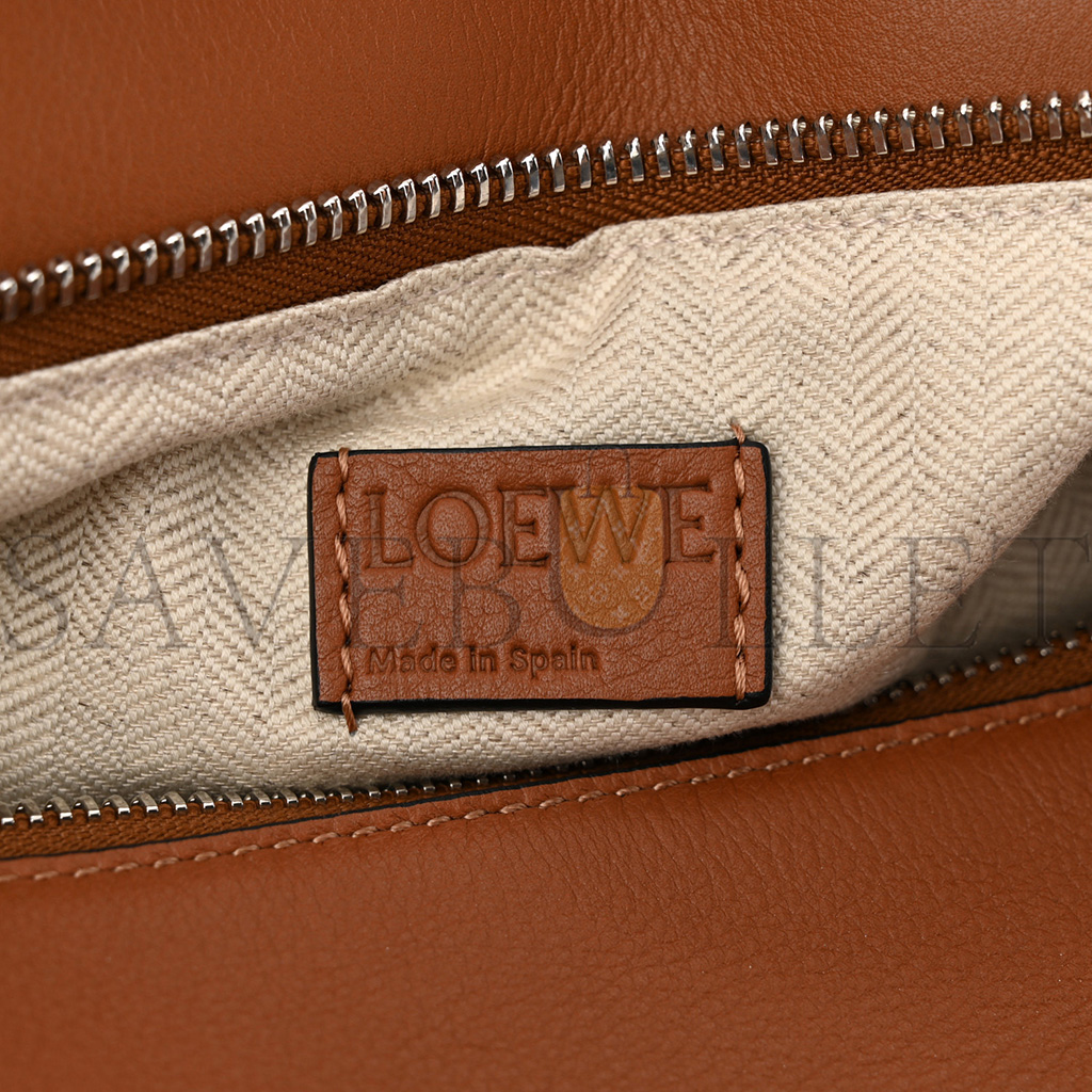 l*ew* calfskin medium puzzle bag tan (28*18*12cm)
