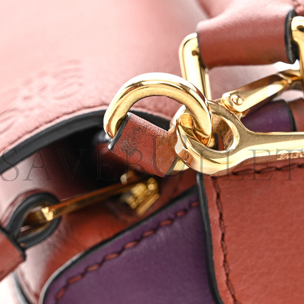 l*ew* calfskin mini puzzle bag spice pumpkin (18*12.5*8cm)