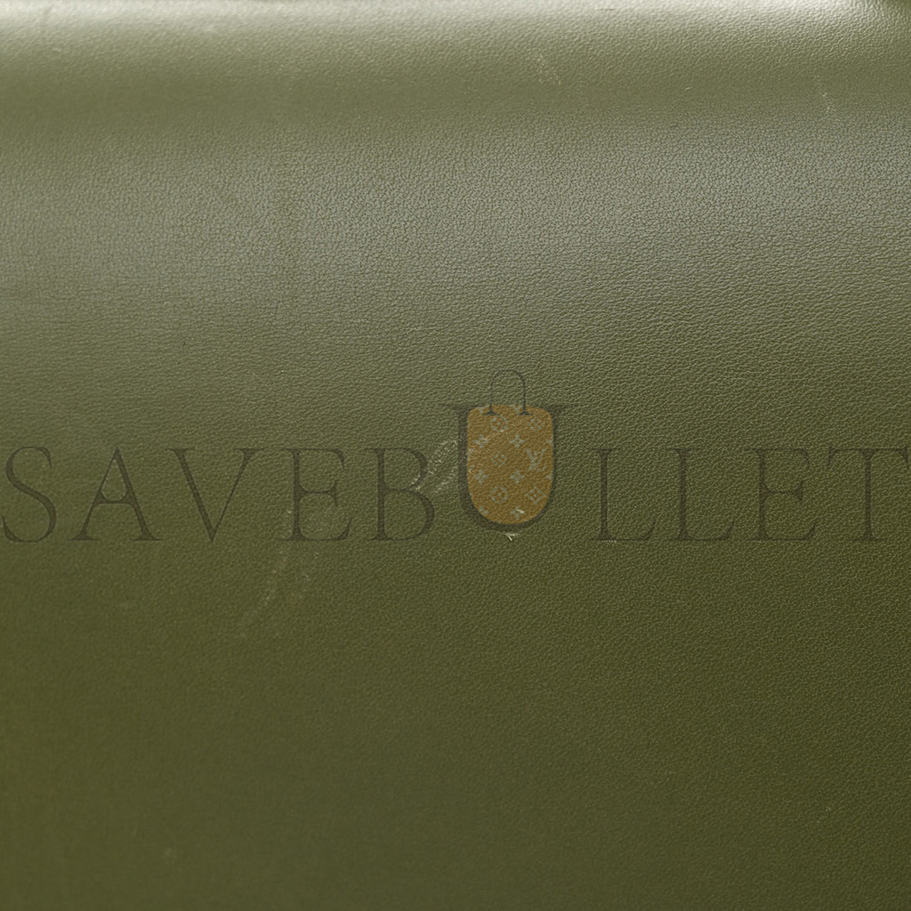 l*ew* silk calfskin goya bag avocado (22*15*7cm)