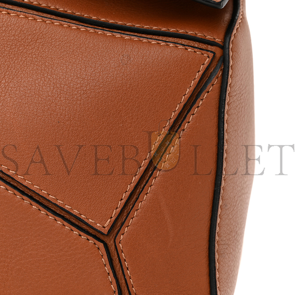 l*ew* calfskin small puzzle bag tan (24*16.5*10.5cm)