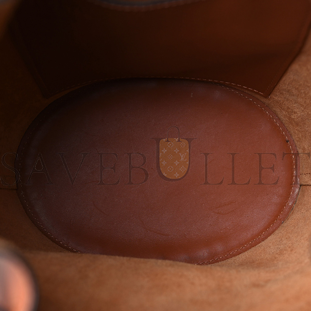 l*ew* calfskin balloon bucket bag tan (29*22*20cm)