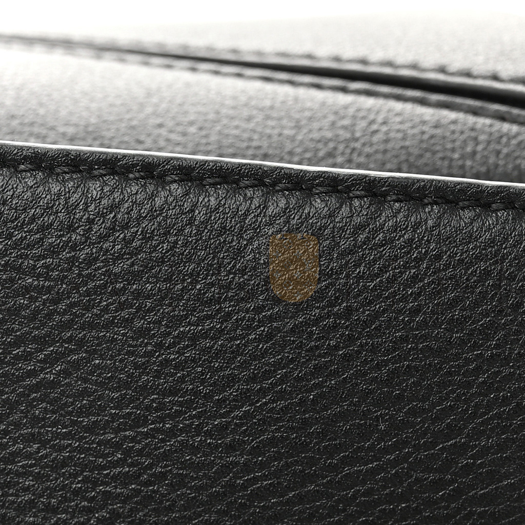 l*ew* calfskin small puzzle bag black (24*16.5*10.5cm)