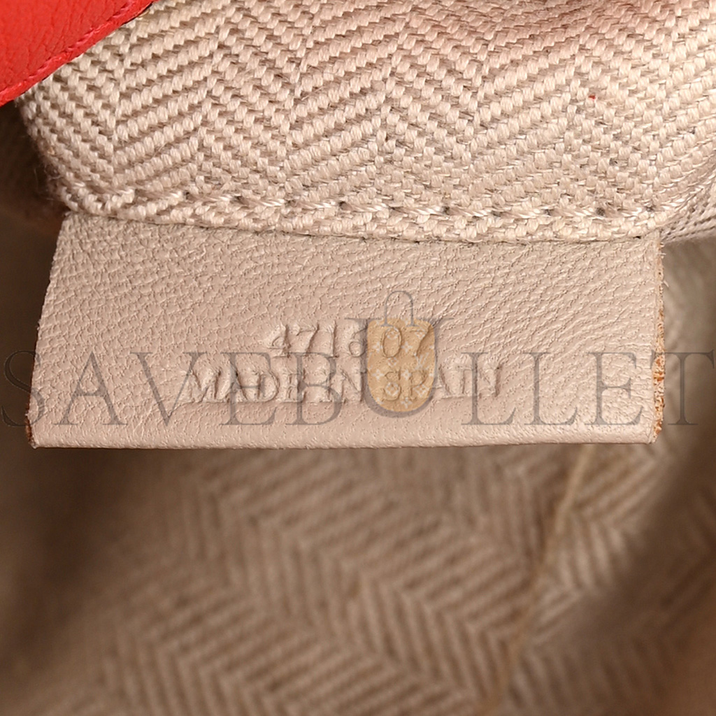 l*ew* calfskin small puzzle bag scarlet (24*16.5*10.5cm)