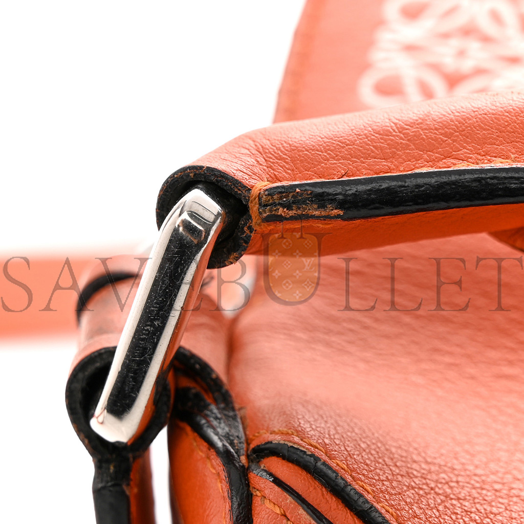 l*ew* calfskin small puzzle bag coral (24*16.5*10.5cm)