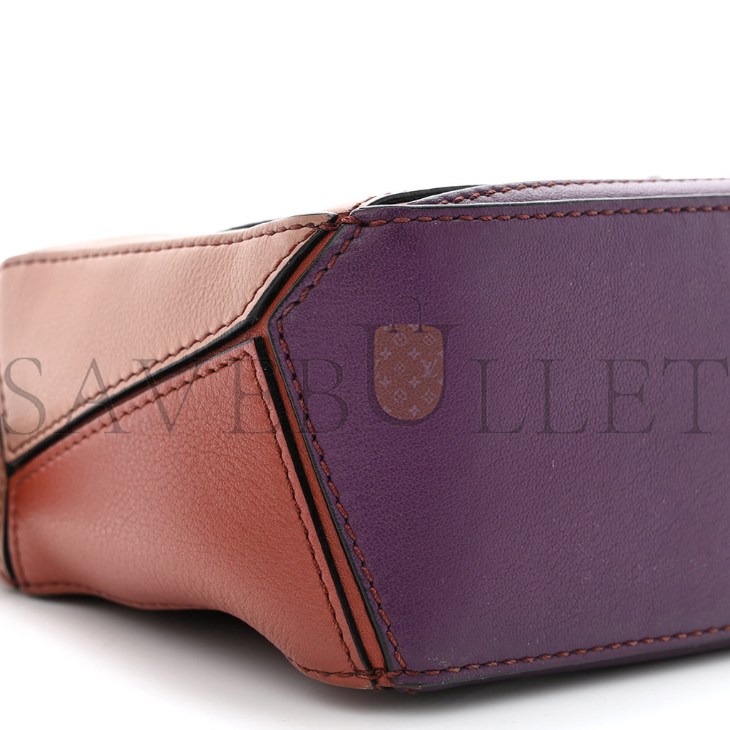 l*ew* calfskin mini puzzle bag spice pumpkin (18*12.5*8cm)