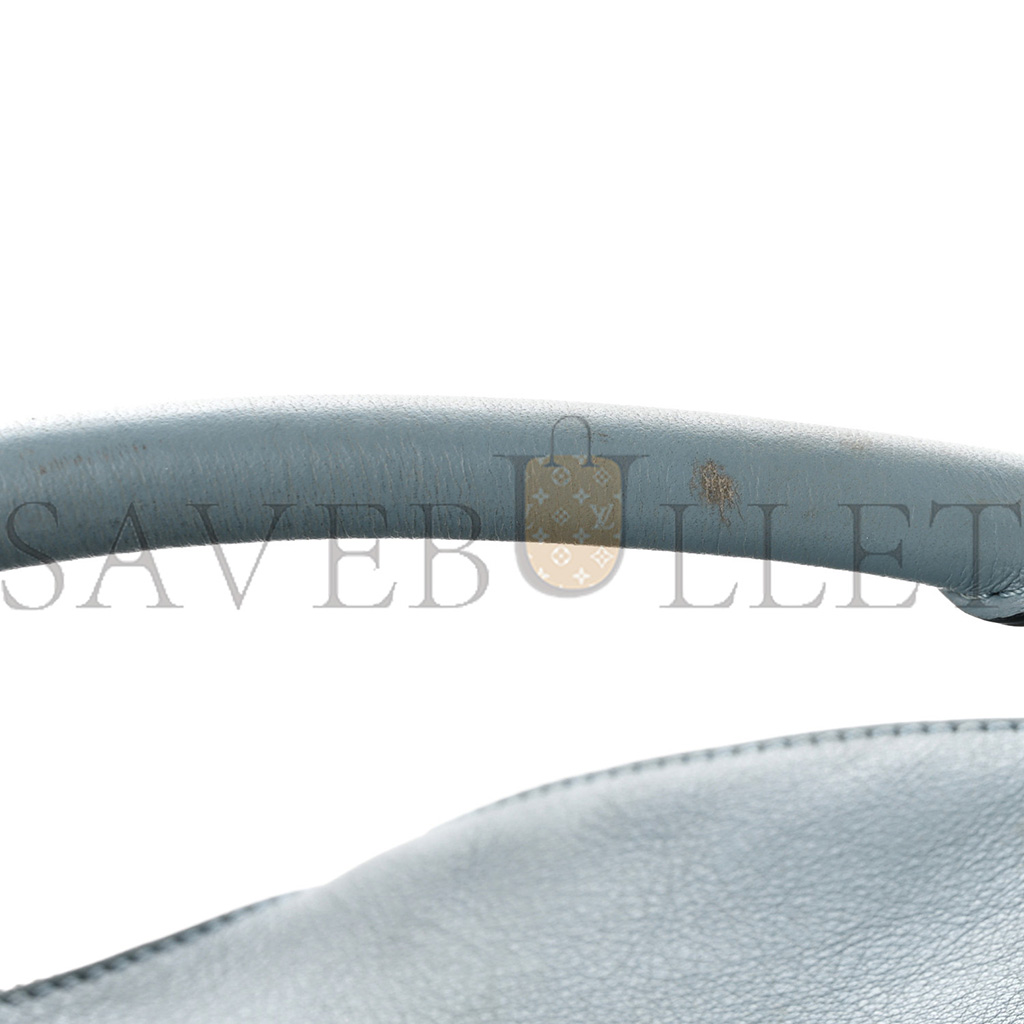 l*ew* calfskin small puzzle bag stone blue (24*16.5*10.5cm)