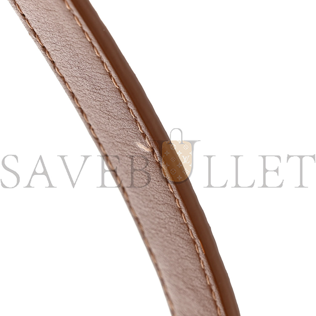 l*ew* jacquard anagram calfskin small cubi bag tan pecan (20*18*13cm)