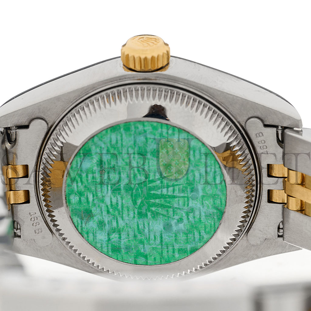 R*l*x stainless steel 18k yellow gold 26mm oyster perpetual datejust watch champagne 79173